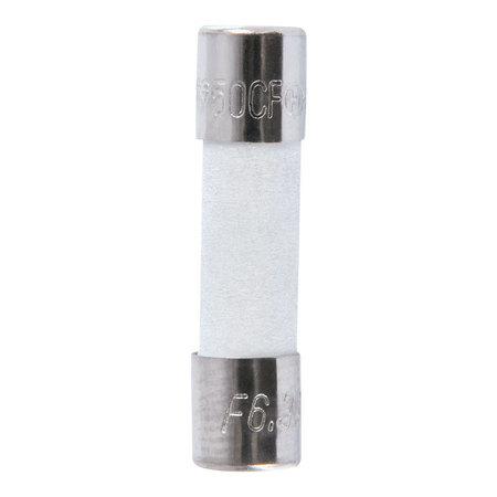JANDORF Ceramic Fuse, S501 (FCD) Series, Fast-Acting, 6.3A, 250V AC 60724